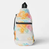 Colorful backpack  sling bag