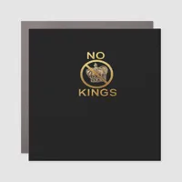 No Kings Creative Style Car Magnet