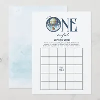 One-derful Birthday Bingo Game Invitation