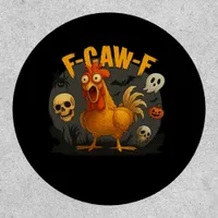 F-Caw-F Chicken Classic Minimal Clean Patch