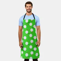 Golf Golfer Golfing, Fun Golf Balls and Tees Apron