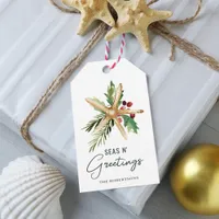 Seas N Greetings Christmas Beach Starfish Gift Tags