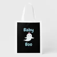 Baby Boo Cute Halloween Kids Or Couples Gift Grocery Bag