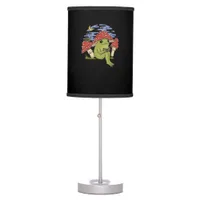 Book Fan Frog With Mushroom Hat Cottagecore Goblin Table Lamp