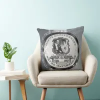 Vintage 25th Anniversary ID195 Throw Pillow