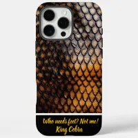 Outdoor finds: detailed snakeskin patterns iPhone 16 pro max case