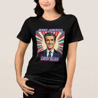 Gavin Newsom for President 2028 | Make America Tri-Blend Shirt