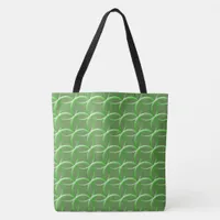 Tote Bag (ao) - Green Rings Kaleidoscope