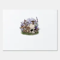 Cottagecore Aesthetic Mushroom Man Goblincore Fant Sign