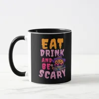 Halloween Pumpkin Eat Drink Be Scary Mug