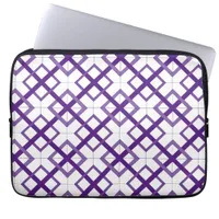 Laptop Sleeve - Lattice Pattern Purple Default