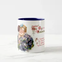 Two Cupid and Poem Mug