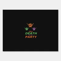 Till Death Do Us Party Classic Sign