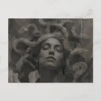 Black and White Medusa  Postcard