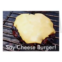 Grilled Cheese Burger Card