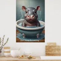 Splish Splash Cute Funny Posters with Quotes