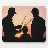 Farmers and Sunset Mouse Pad