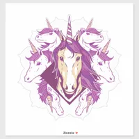 Unicorn Mandala Sticker