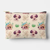 Adorable Dog Pattern  Accessory Pouch