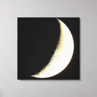 Moon Photography Art Canvas Print