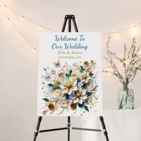 Welcome to our Wedding | Paper Quilling Floral Foam Board