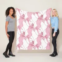 Minimalist Pattern Fleece Blanket