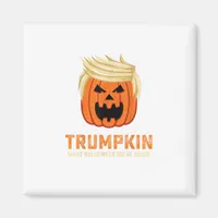 Halloween Trumpkin Funny – Spooky Parody Slogan Magnet