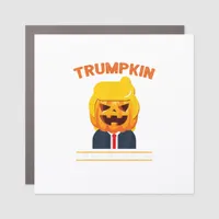 Halloween Trumpkin Funny  Pumpkin Halloween Car Magnet