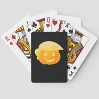 Trumpkin Make Halloween Great  Poker Cards