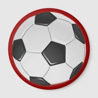 American Soccer or Association Football Ball Magnet