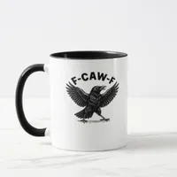 F-Caw-F Bird Lover’s Humorous Pun Stickers Essenti Mug
