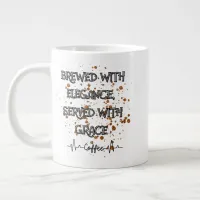 Brewed with Elegance Specialty Mug