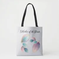 Ethereal Beauty Soft Tone Whimsical Pastel Leaves Tote Bag