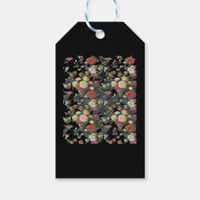 Whimsigoth Old Victorian Floral Oil Painting Class Gift Tags