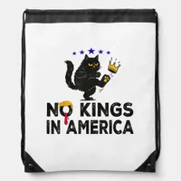 No Kings In America We The People Political Minima Drawstring Bag
