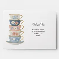 Time for Tea Bridal Shower Envelopes