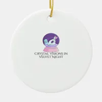 Whimsigoth Ink – Mystical Forests, Moons & Magic R Ceramic Ornament