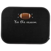 Tis The Season Football  - Retro Football Game Day Car Floor Mat