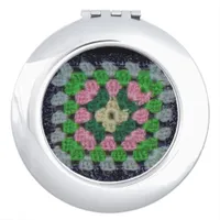 Compact Mirror - Granny Square 2