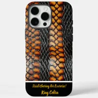 Vibrant snake skins' natural elegance iPhone 16 pro max case