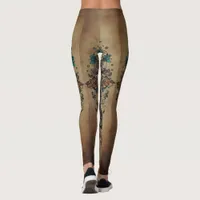Flower Zodiac & Aztec Abstract Mix Leggings