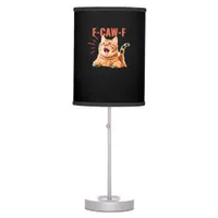 Funny F-Caw-F Graphic Sarcastic Trendy Unique Table Lamp