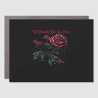 Till Death Do Us Part Classic – Love Design Car Magnet