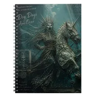 Zombie Mermaid on a Seahorse Unicorn Notebook