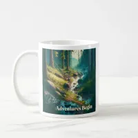 Let the Adventures Begin | Camping Themed Coffee Mug