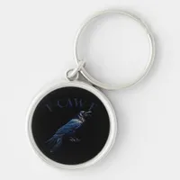 Crow, F-Caw-F Funny Bird Creative Casual Keychain