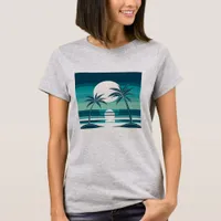 Tropical Beach Coastal Vector