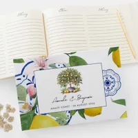 Lemon Tiles Italian La Dolce Vita Wedding Guest Book