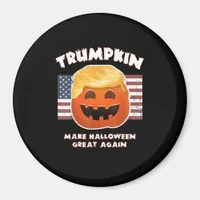 Trumpkin Funny Pumpkin Pie Pun Usa Liberals Hallow Magnet