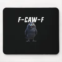 F Caw F Raven Funny Gear Creative Style Mouse Pad